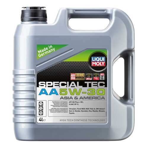 Масло Моторное Liqui Moly Special Tec Aa 5w-30, 4l Liqui moly арт. 7616 в Башнефть