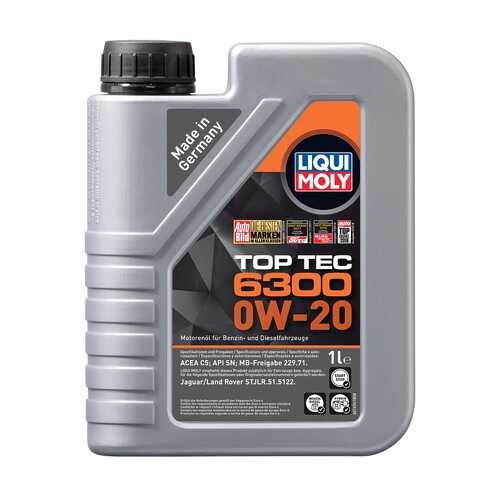 Масло моторное Liqui moly Top Tec 6300 0W-20 1л в Башнефть