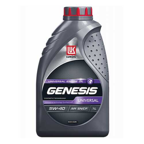 Масло моторное Лукойл Genesis Universal 5W40 4 л 3148631 в Башнефть