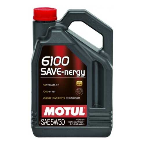 Масло Моторное Motul 6100 Save-Nergy 5w30 4 Л 109378 MOTUL арт. 109378 в Башнефть
