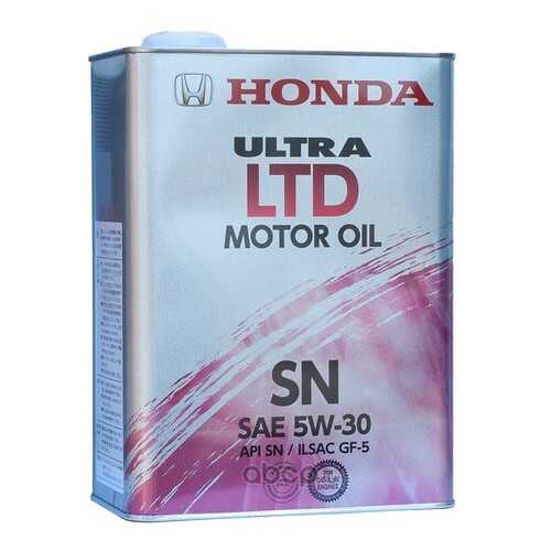 Масло Моторное Полусинтетическое Honda Ultra Ltd-Sn 5w-30 4л 0821899974 HONDA арт. 8218999 в Башнефть