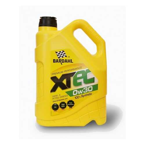 Масло моторное сиететическое BARDAHL специальное XTEC 0W30 B12 ACEA C2 - BMW LL-12 FE 5L в Башнефть