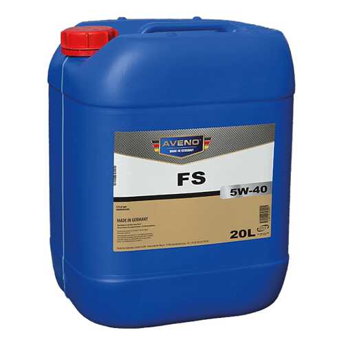Моторное масло Aveno FS 5W-40 20л в Башнефть