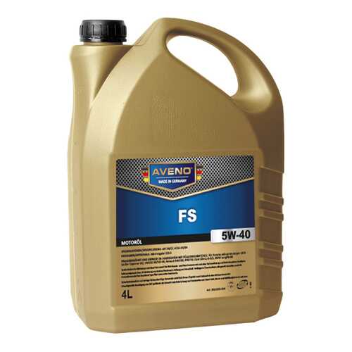 Моторное масло Aveno FS 5W-40 4л в Башнефть