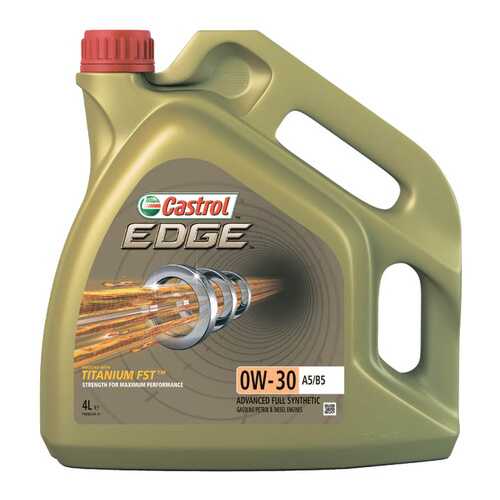 Моторное масло Castrol Edge Titanium FST А5/В5 0W-30 4л в Башнефть