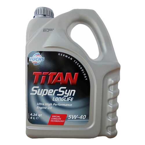 Моторное масло Fuchs Titan SuperSyn Longlife 5W-40 4л в Башнефть