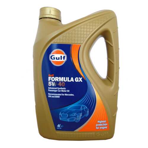 Моторное масло Gulf Formula GX 5W-40 4л в Башнефть