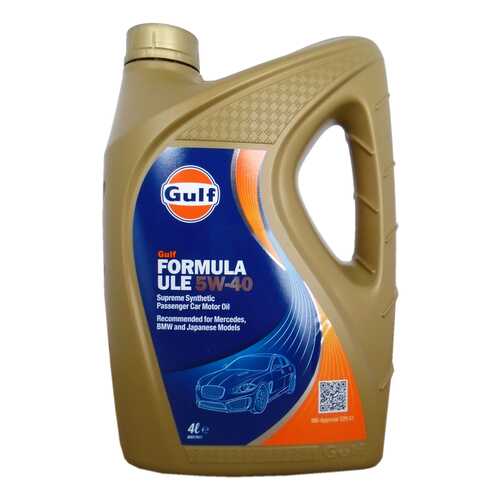 Моторное масло Gulf Formula ULE 5W-40 4л в Башнефть
