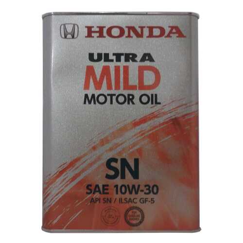 Моторное масло Honda Ultra MILD 10W-30 4л в Башнефть