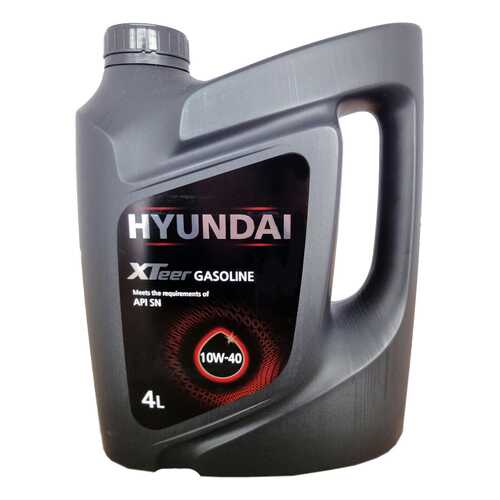 Моторное масло Hyundai XTeer Gasoline 10W-40 4л в Башнефть