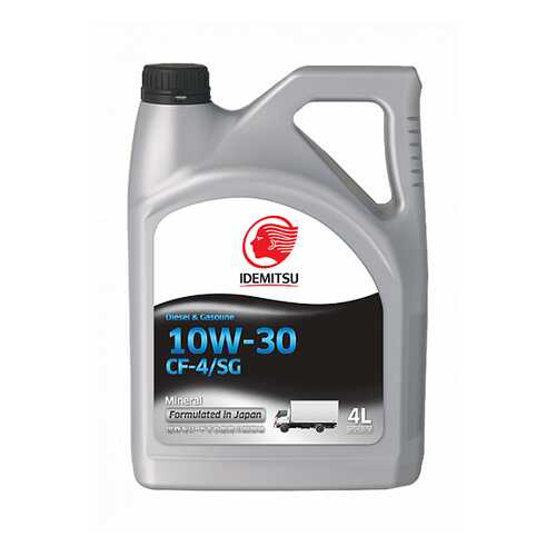 Моторное масло Idemitsu DIESEL CF-4/SG 10W30 (4л) в Башнефть