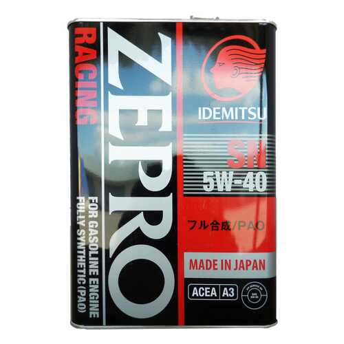 Моторное масло Idemitsu Zepro Racing 5W-40 4л в Башнефть