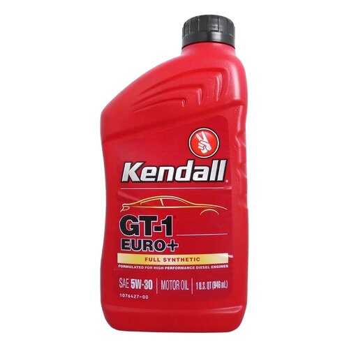 Моторное масло Kendall GT-1® Euro+ Full Synthetic 5W-30 0,946л в Башнефть