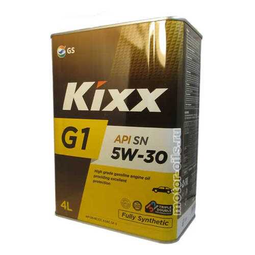 Моторное масло Kixx G1 Dexos1 5W-30 4л в Башнефть