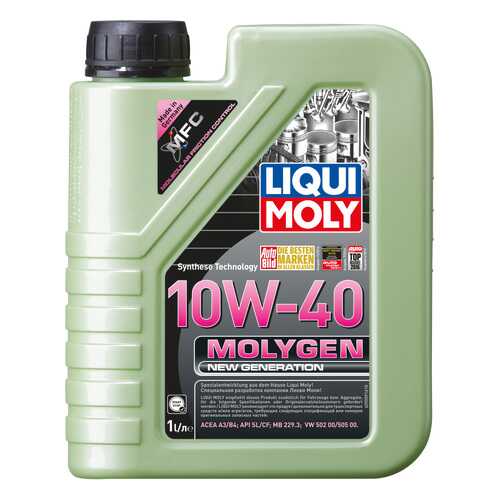 Моторное масло Liqui moly Molygen New Generation 10W-40 1л в Башнефть