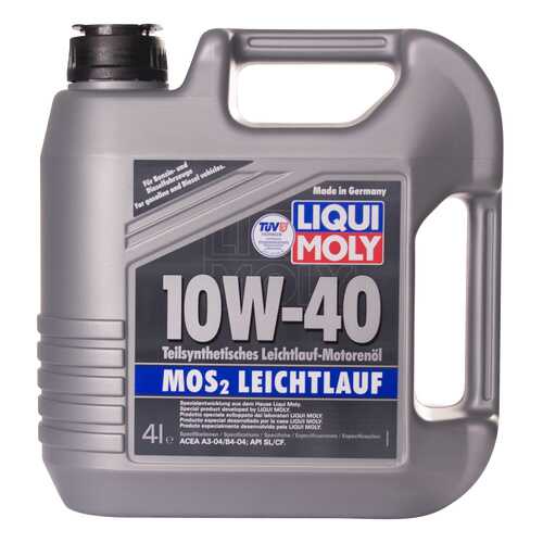 Моторное масло Liqui moly MoS2 Leichtlauf 10W-40 4л в Башнефть