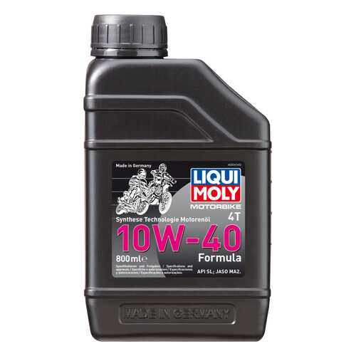 Моторное масло Liqui moly Motorbike 4T Formula 10W-40 0,8л в Башнефть
