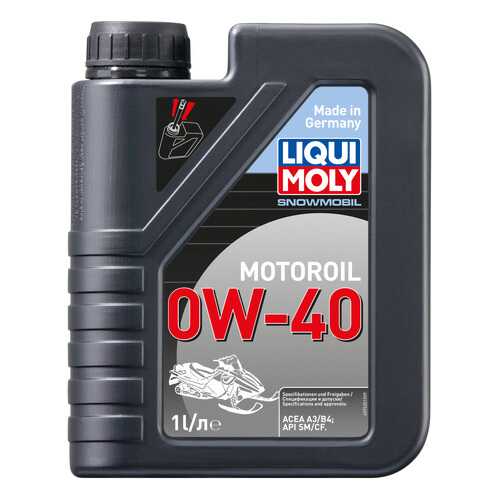 Моторное масло Liqui moly Snowmobil Motoroil 0W-40 1л в Башнефть