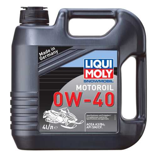 Моторное масло Liqui moly Snowmobil Motoroil 0W-40 4л в Башнефть