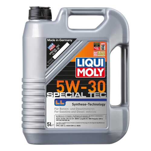 Моторное масло Liqui moly Special Tec LL 5W-30 5л в Башнефть