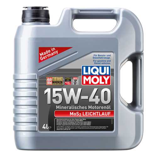 Моторное масло Liqui moly Super Motor Oil MoS2 15w-40 4л в Башнефть