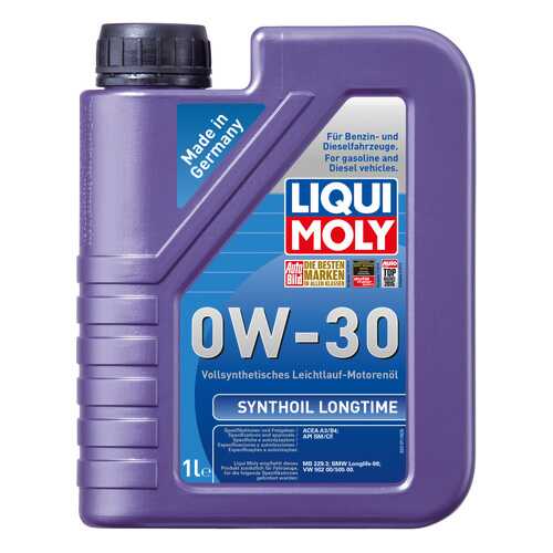Моторное масло Liqui moly Synthoil Longtime 0W-30 1л в Башнефть