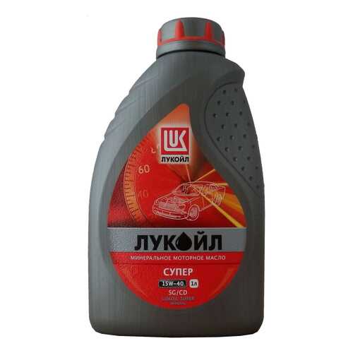 Моторное масло Lukoil Супер SG/CD 15W-40 1л в Башнефть