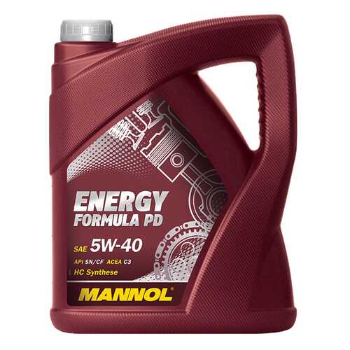 Моторное масло Mannol Ehergy Formula PD 5W-40 5л в Башнефть