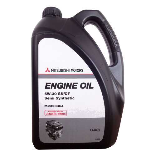 Моторное масло Mitsubishi Engine Oil Semi-Synthetic 5W-30 4л в Башнефть