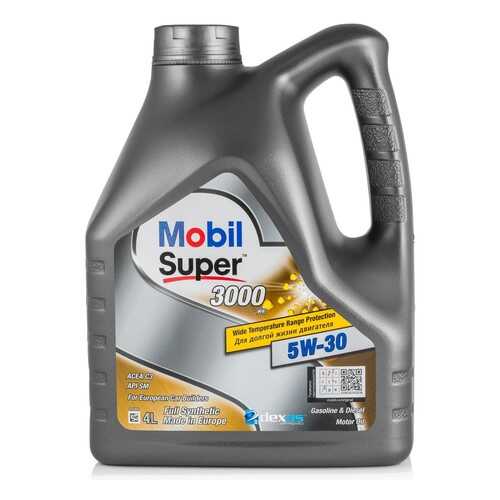 Моторное масло Mobil Super 3000 XE 5W-30 4л в Башнефть
