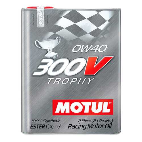 Моторное масло Motul 300V Trophy 0W-40 2л в Башнефть