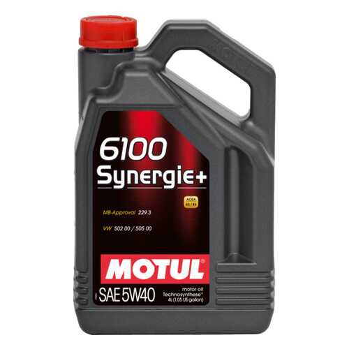 Моторное масло Motul 6100 Synergie + 5w-40 4л в Башнефть