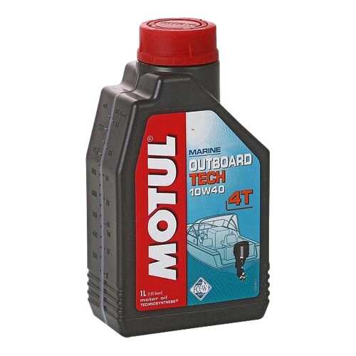 Моторное масло Motul Outboard Tech 4T 10W-40 1л в Башнефть
