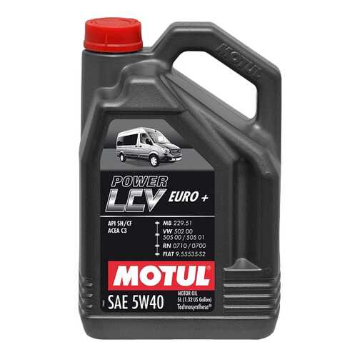 Моторное масло Motul Power LCV Euro+ 5W-40 5л в Башнефть
