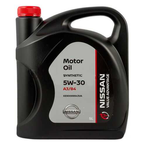 Моторное масло Nissan Value advantage 3+ 5W-30 5л в Башнефть