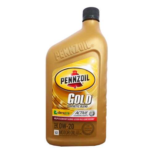 Моторное масло Pennzoil Gold Synthetic Blend SAE 0W-20 0,946л в Башнефть