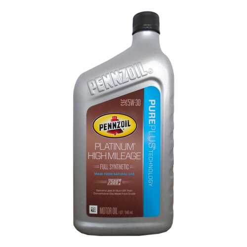 Моторное масло Pennzoil Platinum high mileage 5w-30 0,946л в Башнефть