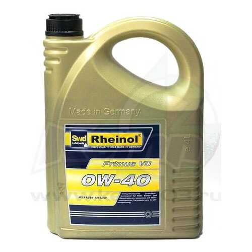 Моторное Масло Primus Dxm Diesel 5w40 Син. (5л) SWD Rheinol арт. 31239,571 в Башнефть