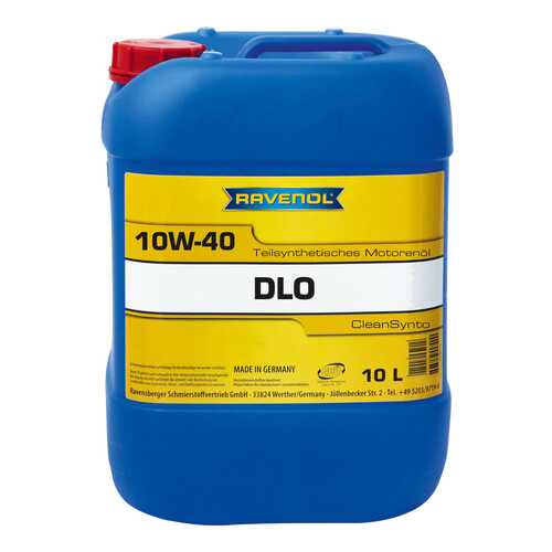 Моторное масло Ravenol DLO SAE 10W-40 10л в Башнефть