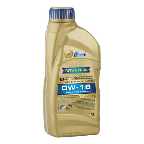 Моторное масло Ravenol EFE Extra Fuel Economy SAE 0W-16 1л в Башнефть