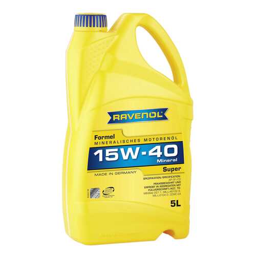 Моторное масло Ravenol Formel Super SAE 15W-40 5л в Башнефть