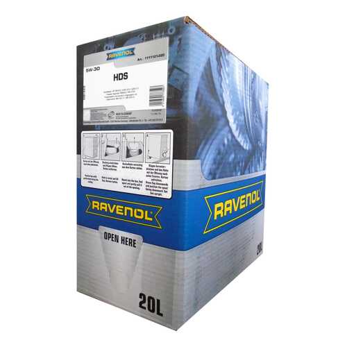 Моторное масло Ravenol HDS Hydrocrack Diesel Specif SAE 5W-30 20л в Башнефть