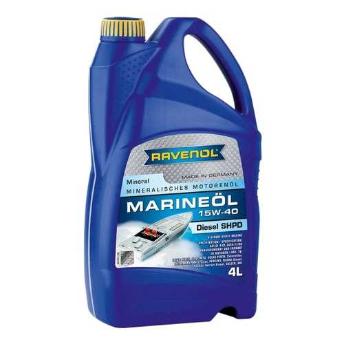 Моторное масло RAVENOL Marineoil Diesel SHPD SAE 15W-40 (4л) new в Башнефть