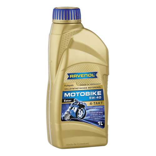 Моторное масло Ravenol Motobike 4-T Ester 5W-40 1л в Башнефть