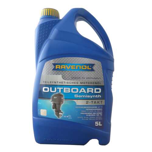 Моторное масло Ravenol Outboardoel 2T teilsynth 5W-30 5л в Башнефть