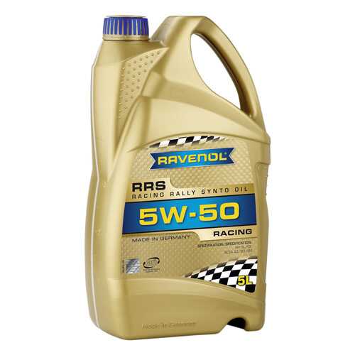 Моторное масло Ravenol Racing Rally Synto SAE 5W-50 5л в Башнефть