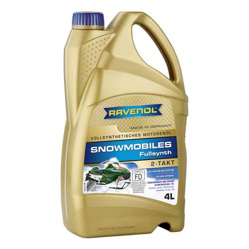 Моторное масло Ravenol Snowmobiles Fullsynth 2-Takt 5W-30 4л в Башнефть