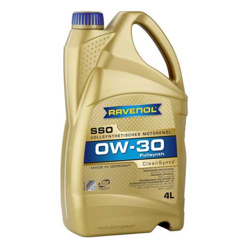 Моторное масло Ravenol SSO SAE 0W-30 4л в Башнефть