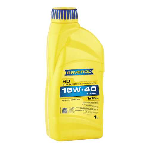 Моторное масло Ravenol Turbo-C HD-C SAE 15W-40 1л new в Башнефть
