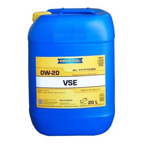 Моторное масло Ravenol VSE SAE 0W-20 20л в Башнефть